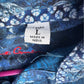 Clean Robert Graham Blue Casual Button Down Shirt Size L
