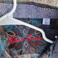 Clean Worn Once Robert Graham Blue and Brown Patterned Button Down Shirt Size L