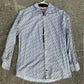 Clean Jerry Garcia Black and White Artistic Button Down Shirt Size L