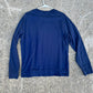 Clean Robert Graham Dripping Skull Navy Sweatshirt with Neon Accents Size M