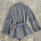 Clean Calvin Klein Charcoal Double-Breasted Pea Coat Size S or M - P21/L30