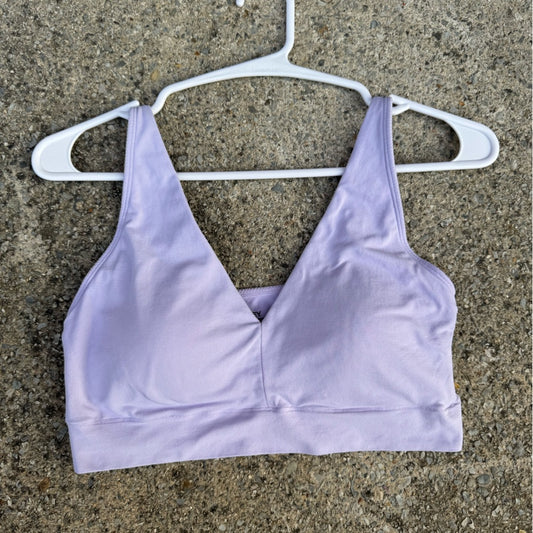 Clean Jockey Lavender Padded Sports Bra Size L