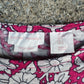 Clean Rachel Ashwell Floral Cap Sleeve Blouse in Pink and White Size M