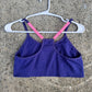 Clean Champion Purple and Pink Women's Sports Bra Size L