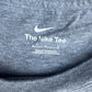 Clean Nike Tech Charcoal Tee with Just Do It Logo Size M