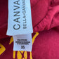 Clean Bella Canvas Harry Potter Gryffindor Maroon Tee with Yellow Graphic