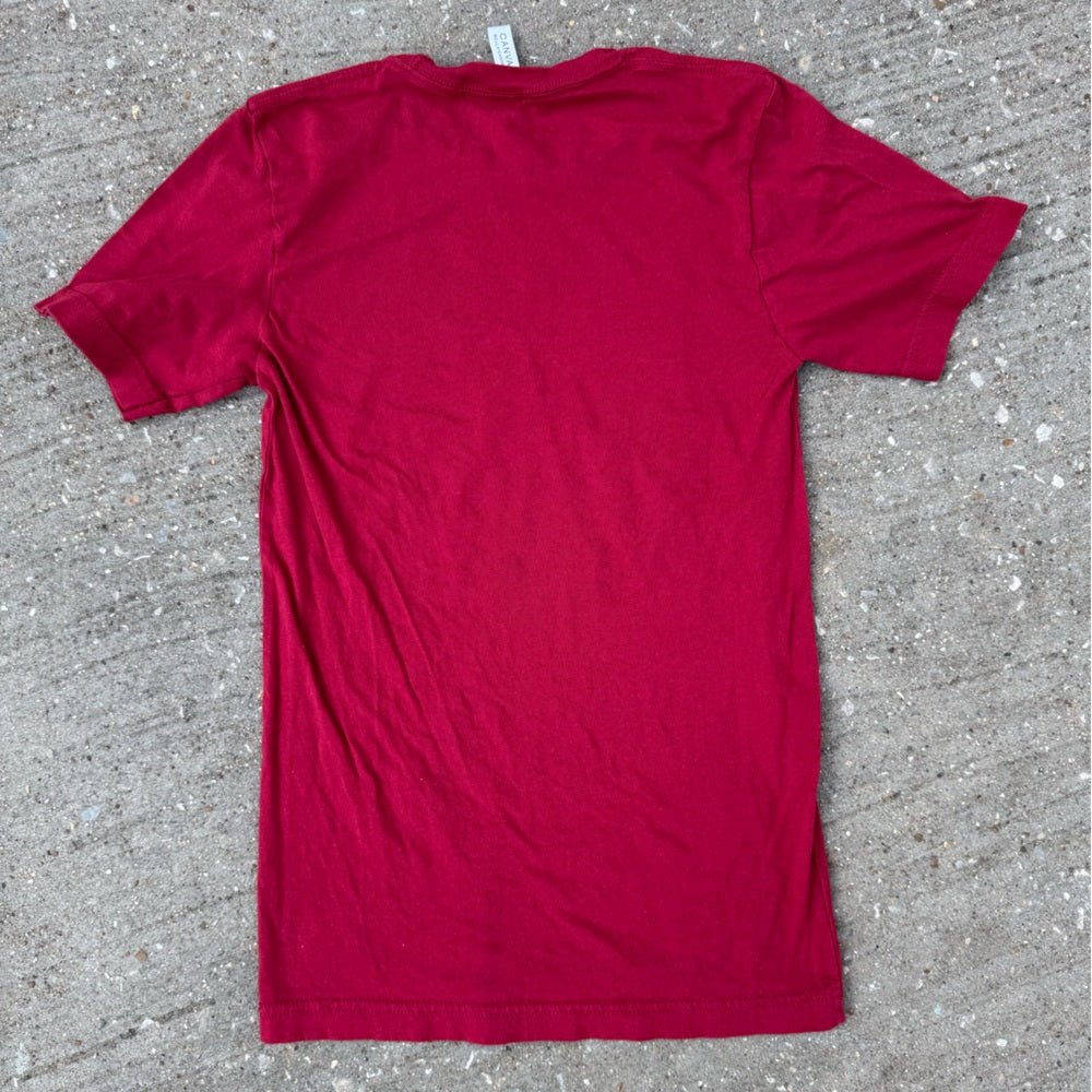 Clean Bella Canvas Harry Potter Gryffindor Maroon Tee with Yellow Graphic