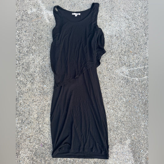 Banana Republic Black Asymmetrical Dress