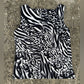 Clean AB Studio Zebra and Leopard Print Blouse Size 14