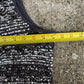 Clean Beautiful Cato Waves Sequin Gray Top Size L