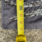 Clean Beautiful Cato Waves Sequin Gray Top Size L