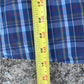Clean Classic Cabela's Blue and Red Plaid Shirt Very Nice Comfy Size XL