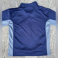 Clean Knights Apparel Men's Navy and Gray 1/4-Zip Performance Jacket Size XL
