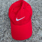 Nike Red Cap with White Logo