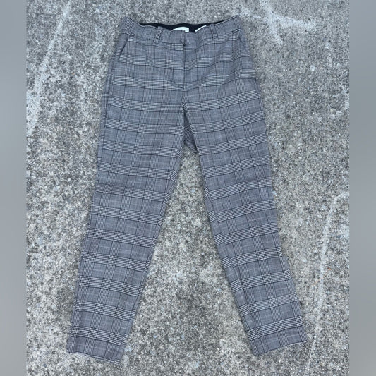 Clean H&M Women's Gray Checkered Pantsuit Very Nice Size 6