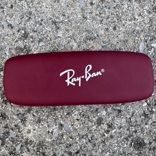 Authentic Ray-Ban Narrow Burgundy Reading Eyeglass Case