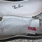 Authentic Ray-Ban Black Sunglasses Case with Cloth